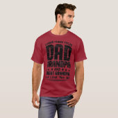 Ik heb drie titels voor papa Opa Great Grandpa Fat T-shirt (Voorkant volledig)