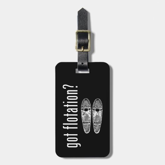 Ik heb drijfschoenen bagagelabel (Voorkant verticaal)