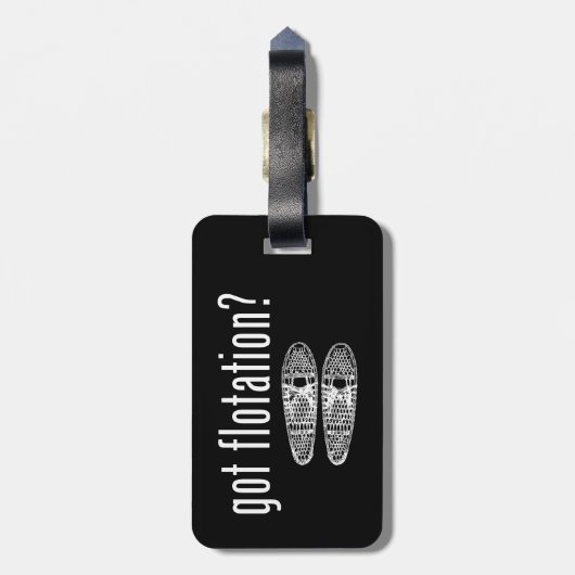 Ik heb drijfschoenen bagagelabel (Achterkant verticaal)