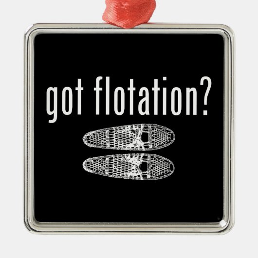 Ik heb drijfschoenen metalen ornament (Voorkant)