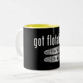 Ik heb drijfschoenen tweekleurige koffiemok (Voorkant links)