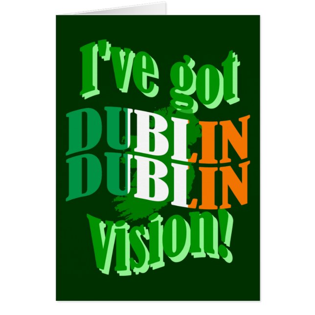 Ik heb Dublin visie (Voorkant)