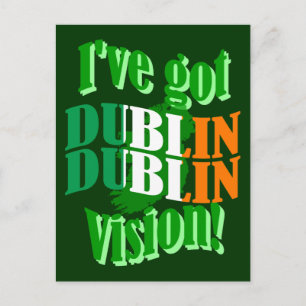Ik heb Dublin visie Briefkaart