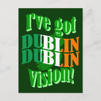 Ik heb Dublin visie Briefkaart