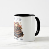 Ik heb duizend levens geleefd, boekenliefhebber mok (Voorkant rechts)