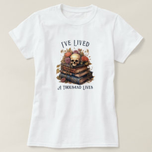 Ik heb duizend levens geleefd, boekenliefhebber t-shirt
