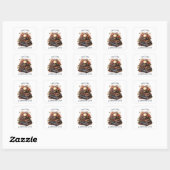 Ik heb duizend levens geleefd, Boekliefhebber Vierkante Sticker (Vel)