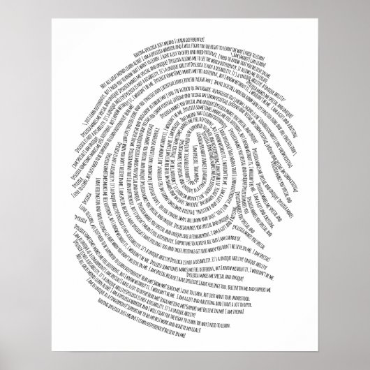 "Ik heb dyslexie!" Poster (Voorkant)