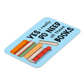 Ik heb echt al deze boeken Magnet nodig Magneet (Linkerzijde)