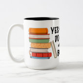 Ik heb echt al deze boeken Mok nodig (Links)