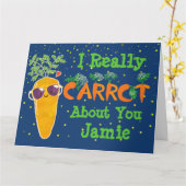 Ik heb echt veel over jou. | Motivatie Citaat Pun Kaart (Gele Bloem)