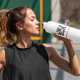 Ik heb een 50K Ultramarathon Race Funny Water Bott Waterfles