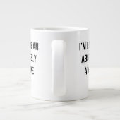 Ik heb een absoluut Geweldige dag! tkkinney.com Grote Koffiekop (Achterkant)