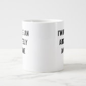 Ik heb een absoluut Geweldige dag! tkkinney.com Grote Koffiekop (Voorkant)