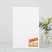 IK HEB EEN ALIENINVASIE OVERLEEFD BRIEFPAPIER (Staand voorkant)
