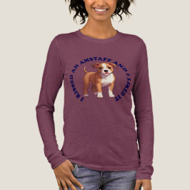 Ik heb een Amerikaanse Staffy-puppy gekust Tri-Blend Shirt