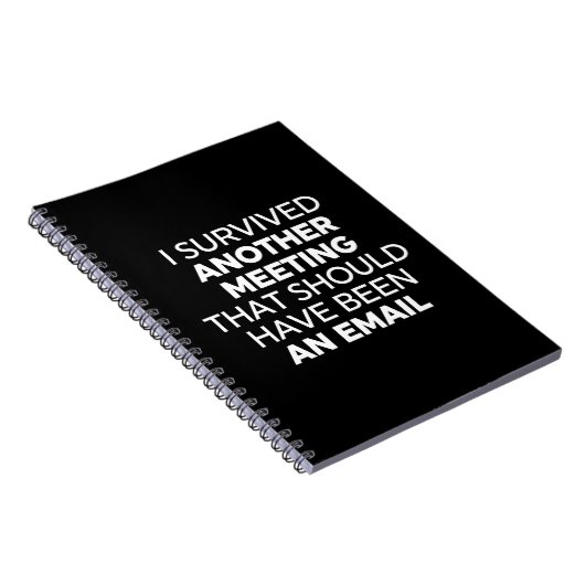 Ik heb een andere vergadering overleven die een notitieboek (Rechterzijde)