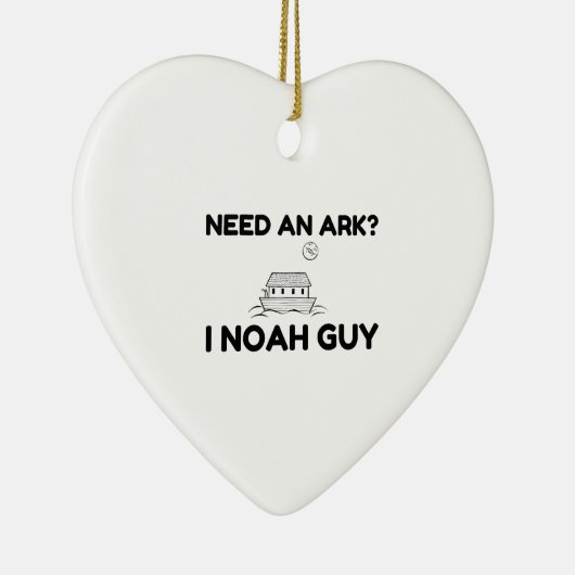 Ik heb een ark nodig. keramisch ornament (Rechts)