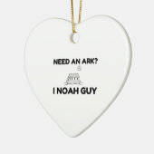 Ik heb een ark nodig. keramisch ornament (Links)