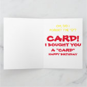 Ik heb een auto voor je gekocht! Ik bedoel Kaart (Binnen)