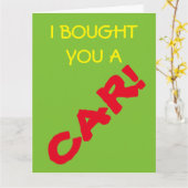 Ik heb een auto voor je gekocht! Ik bedoel Kaart (Gele Bloem)