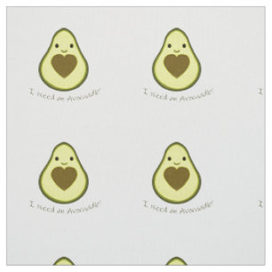 Ik heb een Avocado Avocuddle nodig Leuke Kawaii Stof