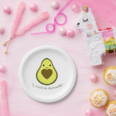 Ik heb een Avocuddle Cute Kawaii Avocado nodig Papieren Bordje (Feest)