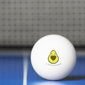 Ik heb een Avocuddle Cute Kawaii Avocado nodig Pingpongbal (Net)