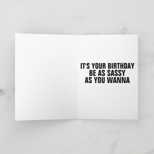 IK HEB EEN BALLON EN JE VERJAARDAG IS NIET GRAPPIG KAART (Binnen)