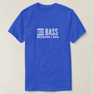 Ik heb een bass omdat ik t-shirt