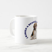 Ik heb een Beagle gekust Koffiemok (Voorkant links)