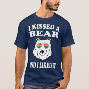 Ik heb een Beer gekust en ik vond het leuk om LGBT T-shirt