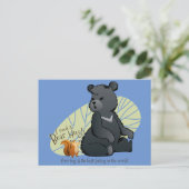 Ik heb een beer knuffel nodig. briefkaart (Staand voorkant)