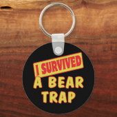 IK HEB EEN BEER-SPOOR OVERLEVEN SLEUTELHANGER (Voorkant)