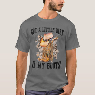 Ik heb een beetje vuil op mijn boeken, grappige la t-shirt
