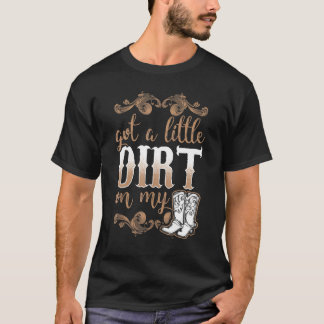 Ik heb een beetje vuil op m'n boeken. t-shirt