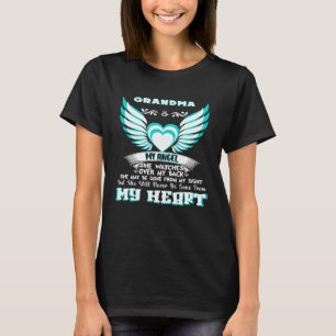 Ik heb een beschermengel in de hemel die ik oma no t-shirt