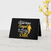 ik heb een beschermengel in de hemel die noem ik v kaart (Gele Bloem)