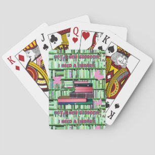 Ik heb een bibliotheek nodig, niet een derde slaap pokerkaarten