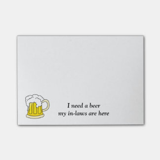 Ik heb een bieradvertentie nodig post-it® notes