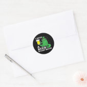 Ik heb een biertje nodig, net op St. Patricks Day  Ronde Sticker (Envelop)