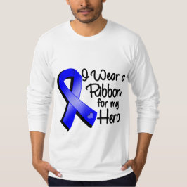 Ik heb een blauw lint Draag voor mijn helo T-shirt