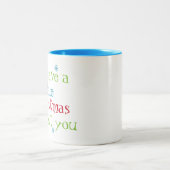 Ik heb een blauwe kerst zonder jou Mok (Center)