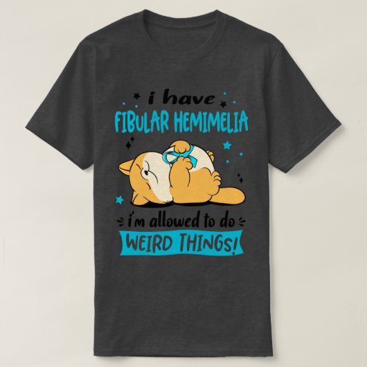 Ik heb een bloeiende hemimelie... ik mag wel vreem t-shirt (Design voorkant)