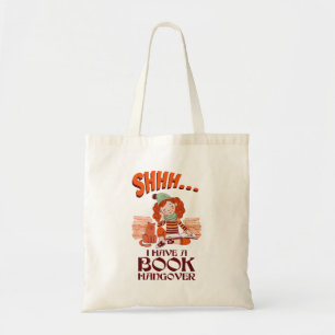 Ik heb een boek Hangover Funny Bookworm Tote Bag