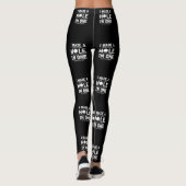Ik heb een Bogey Hole gemaakt in één grappige Golf Leggings (Achterkant)