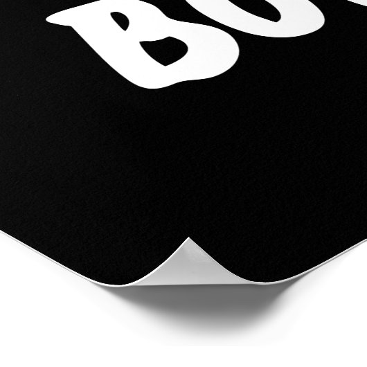 Ik heb een Boo Boo Funny Ghost Pun Dark BG Poster (Hoek)