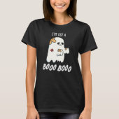 Ik heb een Boo Boo Funny Ghost Pun Dark BG T-shirt (Voorkant)