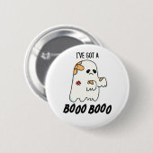 Ik heb een Boo Boo Grappige Halloween Ghost Pun Ronde Button 5,7 Cm (Voorkant /achterkant)