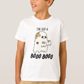 Ik heb een Boo Boo Grappige Halloween Ghost Pun T-shirt (Voorkant)